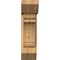 Ekena Millwork Olympic Slat Smooth Bracket w/ Offset Brace, Western Red Cedar, 7 1/2"W x 20"D x 28"H BKT0806X20X28OLY06SWR - alternate 3